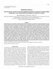 Research paper thumbnail of Neuromuscular control of hovering wingbeat kinematics in response to distinct flight challenges in the ruby-throated hummingbird, Archilochus colubris