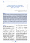 Research paper thumbnail of Accuracy of reporting food energy intake: influence of ethnicity and body weight status in South African women