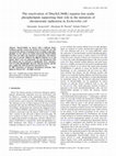 Research paper thumbnail of The reactivation of DnaA(L366K) requires less acidic phospholipids supporting their role in the initiation of chromosome replication in Escherichia coli