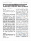 Research paper thumbnail of Phosphatidylethanolamine and phosphatidylglycerol are segregated into different domains in bacterial membrane. A study with pyrene-labelled phospholipids