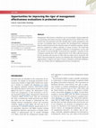 Research paper thumbnail of Opportunities for improving the rigor of management effectiveness evaluations in protected areas