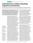 Research paper thumbnail of Links between worlds: unraveling migratory connectivity