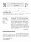 Research paper thumbnail of Determinants of consumer interest in fuel economy: Lessons for strengthening the conservation argument