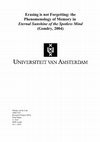 Research paper thumbnail of Erasing is not Forgetting: the Phenomenology of Memory in  Eternal Sunshine of the Spotless Mind (Gondry, 2004)