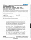 Research paper thumbnail of Refinement of a chimpanzee pericentric inversion breakpoint to a segmental duplication cluster