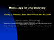 Research paper thumbnail of Mobile Apps for Drug Discovery