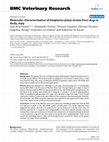 Research paper thumbnail of Molecular characterization of Anaplasma platys strains from dogs in Sicily, Italy