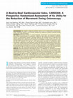 Research paper thumbnail of A Beat-by-Beat Cardiovascular Index, CARDEAN: A Prospective Randomized Assessment of Its Utility for the Reduction of Movement During Colonoscopy