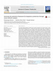 Research paper thumbnail of Assessing the potential of biowaste for bioplastics production through social network analysis