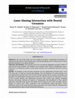 Research paper thumbnail of LASER GLAZING INTERACTION WITH DENTAL CERAMICS