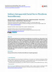 Research paper thumbnail of Solitary Intraparotid Facial Nerve Plexiform Neurofibroma