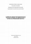 Research paper thumbnail of Título: O ensino de ciências por investigação na educação superior: um ambiente para o estudo da aprendizagem científica, Ano de obtenção: 2011.