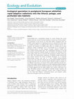 Research paper thumbnail of Ecological speciation in postglacial European whitefish: rapid adaptive radiations into the littoral, pelagic, and profundal lake habitats