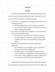 Research paper thumbnail of Dissertation- Chapter 3: Methods