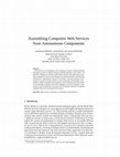 Research paper thumbnail of Assembling Composite Web Services from Autonomous Components