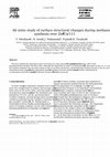 Research paper thumbnail of Ab initio study of surface structural changes during methanol synthesis over Zn/Cu(111)