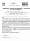 Research paper thumbnail of New methods for evaluating meteorological models used in air quality applications