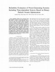 Research paper thumbnail of Reliability evaluation of power-generating systems including time-dependent sources based on binary particle swarm optimization