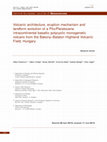 Research paper thumbnail of Volcanic architecture, eruption mechanism and landform evolution of a Plio/Pleistocene intracontinental basaltic polycyclic monogenetic volcano from the Bakony-Balaton Highland Volcanic Field, Hungary