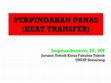 Research paper thumbnail of PERPINDAHAN PANAS (HEAT TRANSFER