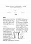 Research paper thumbnail of ELECTRIC FIELD INDUCED VOLTAGES ON METALLIC STORAGE TANKS NEAR HV TRANSMISSION LINES