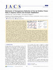 Research paper thumbnail of Mechanism of Homogeneous Reduction of CO 2 by Pyridine: Proton Relay in Aqueous Solvent and Aromatic Stabilization