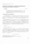 Research paper thumbnail of Supplement to the Mergelyan Theorem on the Denseness of Algebraic Polynomials in the Space C w 0