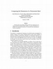 Research paper thumbnail of Computing the Dimension of a Polynomial Ideal