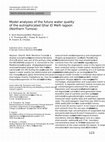 Research paper thumbnail of Model analyses of the future water quality of the eutrophicated Ghar El Melh lagoon (Northern Tunisia)