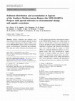 Research paper thumbnail of Sediment distribution and accumulation in lagoons of the Southern Mediterranean Region (the MELMARINA Project) with special reference to environmental change and aquatic ecosystems