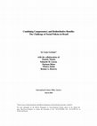 Research paper thumbnail of Combining Compensatory and Redistributive Benefits: The Challenge of Social Policies in Brazil