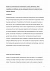 Research paper thumbnail of Gender is constructed and constrained by a binary dichotomy, which crystallizes in childhood, and any subsequent deviance is subject to heavy criticism. Discuss.