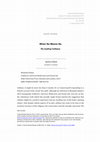 Research paper thumbnail of When No Means No: Re-reading Celibacies (Book Review)