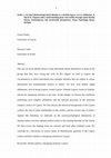 Research paper thumbnail of Social Identity in a divided Cyprus