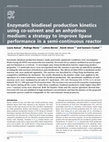 Research paper thumbnail of Enzymatic biodiesel production kinetics using co-solvent and an anhydrous medium: a strategy to improve lipase performance in a semi-continuous reactor