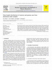 Research paper thumbnail of Pulse-height distributions of neutron and gamma rays from plutonium-oxide samples