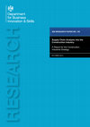 Research paper thumbnail of Supply chain analysis into the construction industry: report for the construction Industrial Strategy