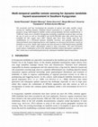 Research paper thumbnail of Multi-temporal satellite remote sensing for dynamic landslide hazard assessment in Southern Kyrgyzstan