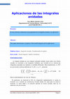 Research paper thumbnail of Aplicaciones de las integrales anidadas