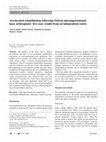 Research paper thumbnail of Accelerated rehabilitation following Oxford unicompartmental knee arthroplasty: Five-year results from an independent centre