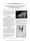 Research paper thumbnail of Safe and Successful Use of Permethrin for Extraction of Dermatobia hominis Larvae in a Patient With Cutaneous Myiasis