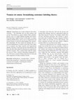 Research paper thumbnail of Nomen est omen: formalizing customer labeling theory