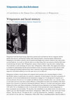 Research paper thumbnail of Wittgenstein and facial mimicry