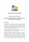 Research paper thumbnail of AA VV. (2015) – “Parecer sobre o Referencial da Dimensão Europeia da Educação para a Educação Pré-Escolar, o Ensino Básico e o Ensino Secundário”, Associação de Professores de Geografia, Lisboa. [policopiado]