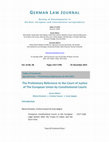 Research paper thumbnail of The Preliminary Reference to the Court of Justice of The European Union by Constitutional Courts