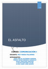 Research paper thumbnail of TRABAJO DE ASFALTOS