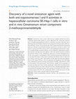 Research paper thumbnail of Tumor suppression effect of 2-MCA CA in SK-Hep-1 cells