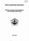 Research paper thumbnail of ( Vol C ) 2003 Petunjuk Pengujian Kemiringan dan Periode Oleng Kapal 2003