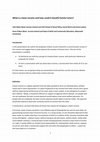 Research paper thumbnail of What is a basic income and how could it benefit Family Carers?