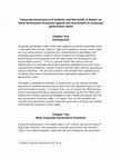 Research paper thumbnail of Corporate Governance of Unilever and Microsoft - A Report on Good Governance Practices